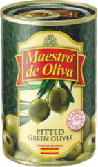 Оливки без кісточки "Maestro de Oliva", 420г з/б
